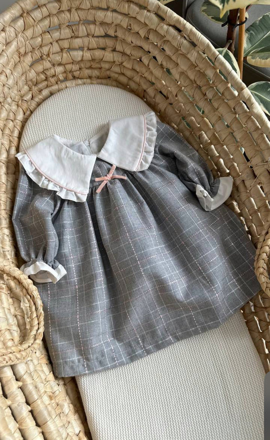 Robe écolière à carreaux