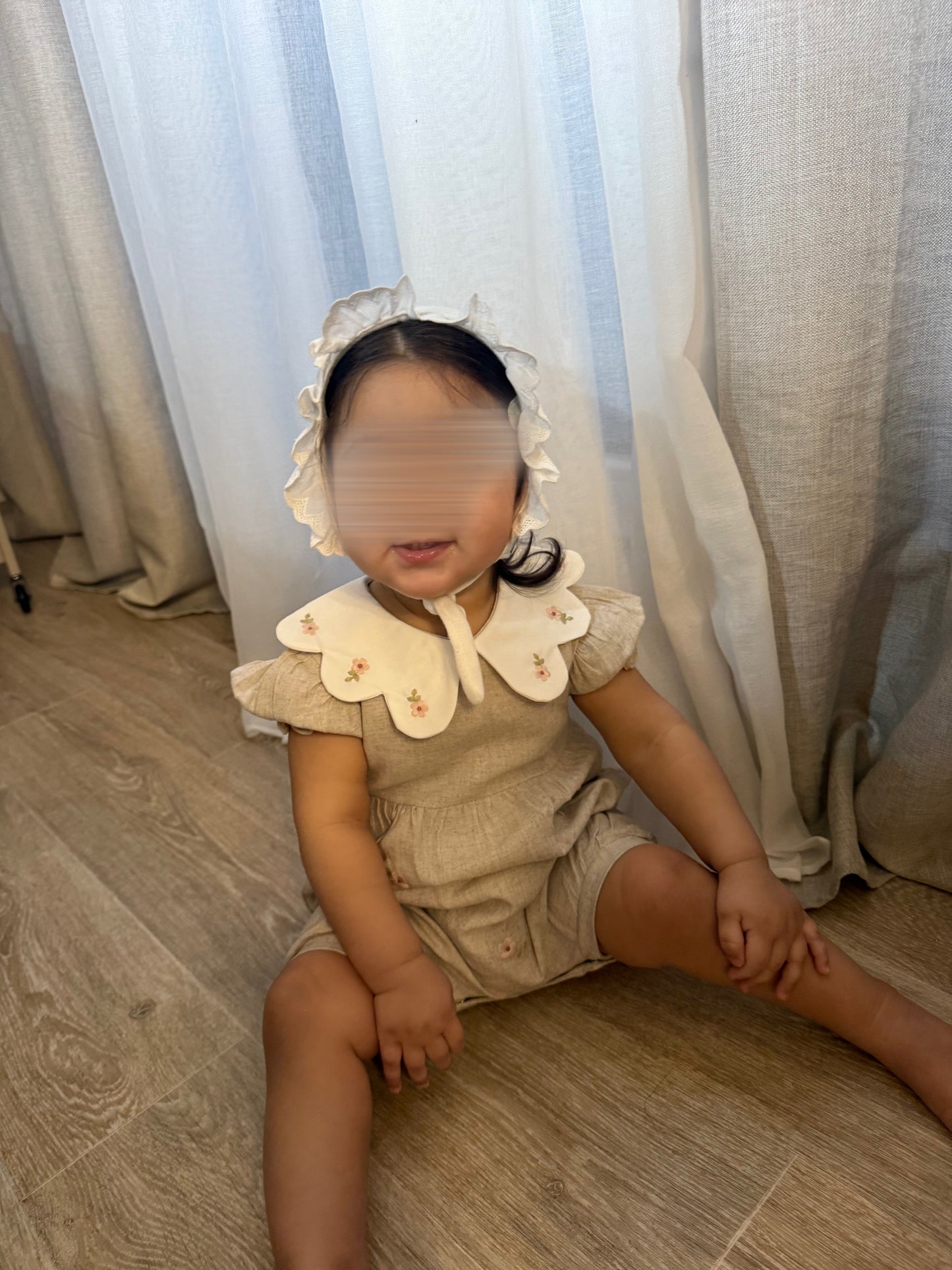 Barboteuse - Fleurs de Lin